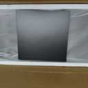 LitaEther Versatile 7 Tier Wall Shelf Unit,Black Lack Wall Shelf,Display Floating Shelf with LED Remote Control Light