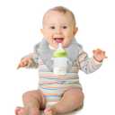 Baby Bottle Holder,Baby Self Feeding Pillow,Bottle Holder for Baby self Feeding,Baby Bottle Holder Hands frees,Twin Baby Feeding Pillow,Bottle Propper for Baby(Gray)