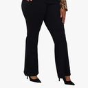 Wrinkle-Free Stretch Dress Pants Plus Size for Women Pull-on Pant Ease into Comfort Office Pant
Color: Dress Pants, Size: 2XL
