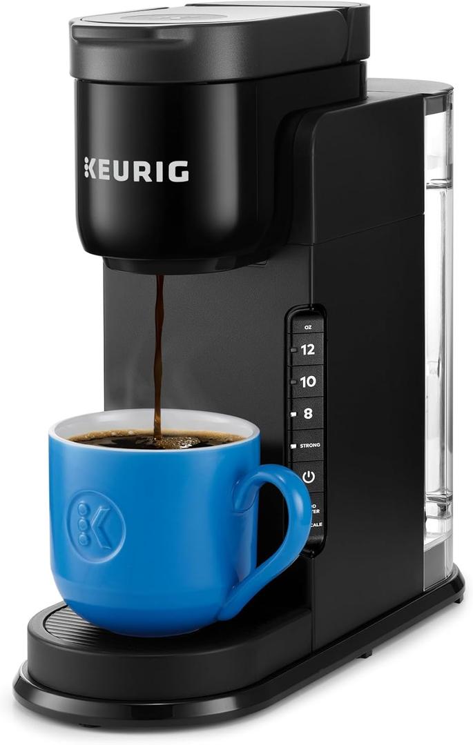 Keurig K-Express Single Serve Coffee Maker – Strong Brew Option, 42oz Reservoir, Sleek Design for Holiday Hosting & Gifting, Black