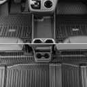 3W Floor Mats for Toyota Sienna 2021-2026 8 Seat LE/XLE, TPE All Weather Custom Fit Floor Liner for Toyota Sienna 1st, 2nd and 3rd Row, Black (Only for 8 Passenger)