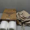 Favoyard Patio Chair Cushions 19 x 19 x 3 Inch Waterproof Outdoor Seat Cushions for Patio Furniture 3-Year Color Fastness Garden Sofa Couch Chair Pads with Handle & Adjustable Straps Set of 2, Beige