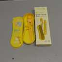 Training Chopsticks for Kids - Use Completely Harmless Material - Anti-Dislocation Buckle Design - Includes Portable Box (Yellow)