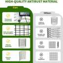 Round Plant Protector from Animals,12'' x 12'' Metal Wire Mesh Garden Plant Cages for Outdoor Gardening Supplies, Garden Protection Rabbits Chickens Ducks for Vegetables, Flowers, Shrubs