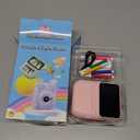 BOFIDAR Instant Print Camera for Kids, Christmas Birthday Gifts for Girls Age 3-10, Toddler Toy for 3 4 5 6 7 8 9 10 Year Old Girls with 3 Roller Photo Paper (Pink)