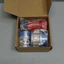 NOVINO Fire Hose Nozzle,2 inch NPSH Heavy-Duty Industrial Fire Hose Constant Flow Fog Nozzle with 2pcs 2" Aluminum Camlock Fitting Coupling Equipment