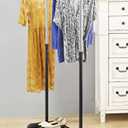 Whitmor Clothes Organizer Garment Rack (17.3"D x 17.3"W x 64.5"H)