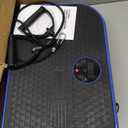 Lifepro Waver Mini Vibration Plate for Lymphatic Drainage  Whole Body Vibrating Platform Exercise Machine for Muscle Toning & Recovery with Remote & Resistance Bands, Max Load 260 lb (Blue)