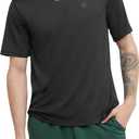 Champion Men's T-shirt, Sport Tee, Moisture Wicking, Anti Odor, Athletic T-shirt for Men (Reg. Or Big & Tall) (X-Large, Black)