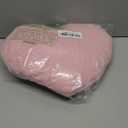 IREMATE Heart Pillow Pink Throw Pillows Decorative Pillows for Bed Couch Cute Faux Rabbit Fur Small Pillow for Women Valentine Anniversary Fall Halloween Christmas Home Decor (Mini, 13"x10")