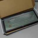 WallarGe Backlight Digital Wall Clock Battery Operated - with Temperature and Date 14.5'' Large Digital Wall Clock, Easy to Read and Set, Auto DST (Black)