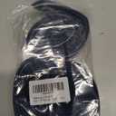 Webbing 1.5 Inch for Bag Strapes, 6 Yards Navy Blue and White Stripes Pattern Polycotton Webbing 1 1/2 Inch for Making Backpack Purse Belt Straps