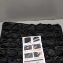 Inflatable Seat Cushion, Airplane Seat cushion for Long flights Without Air Pump, Pressure Relief Seat Cushion, Wheelchair cushions Applicable to Various Scenarios, Relief Discomfort in Coccyx&Buttock (round, Black)