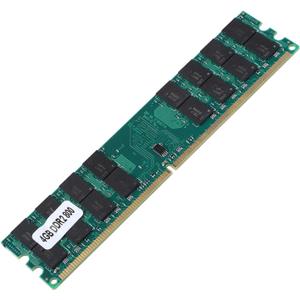 4GB Large Capacity DDR2 Memory Module for Desktop Computer, 240PIN 800MHz Fast Data Transmission RAM DDR2 4GB PC2-6400 Bandwidth, Plug and Play