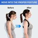 Upper Back Brace Posture Corrector for Women and Men, Adjustable Upper & Mid Back Support, Breathable Back Straightener for Neck, Shoulder & Clavicle Pain Relief, Small