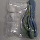 Straw Cup Conversion Kit with Silicone Sleeves for Dr. Brown's Narrow Glass Baby Bottle 8oz,Weighted Straw Replacement Kit with Soft Straw Top and Handle,6m+,Set of 4