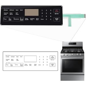 DG34-00027B Membrane Switch Touchpad Replacement Compatible with Samsung Range Oven NX58H5600SS, NX58J5600SG, NX58F5700WS, NX58M5600SB