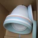 5 Packs 10 inch Flower Pots + Saucers, Large Indoor & Outdoor Pot