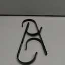 Pool Pole Hanger Premium 4pc Black Aluminium Holder Set by Aquatix Pro, Ideal Hooks for Telescopic Poles, Skimmers, Leaf Rakes, Nets, Brushes, Vacuum Hose, Garden Tools and Swimming Pool Accessories