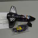 Rocket Launcher for Kids, Self Launching Motorized Air Rocket Toy, Outdoor Toys for Ages 8-12, Model Rockets with Parachute Safely Land, Spaceship Launch up to 200 ft Birthday Gifts for Boys (Blue)