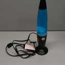 Magma Liquid Motion Lamp with Black Base for Adults Blue Lamps with White Wax for Kids Mood Lamps Perfect Presents for Christmas Thanksgiving Day NightLight with 25W Bulb (13")