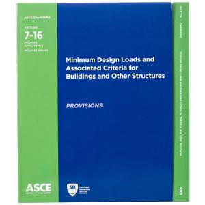 Minimum Design Loads and Associated Criteria for Buildings and Other Structures (ASCE Standard - ASCE/SEI 7-16) Provisions and Commentary 2-book set
