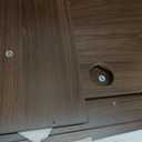 Wood Podium with Slanted Top, Chestnut Brown, Stable Base, Standing Lectern for Church, Classroom, Wedding