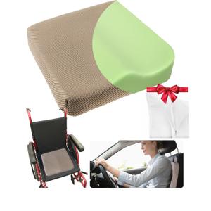 Wheelchair Cushions for Bed Sores, Outperform All Seat Cushions In Pressure Relief & Pain Relief, Top-Dentity Memory Foam, Pressure Sore Cushion, Seat Cushion for Tailbone, Coccyx, Sciatica Pain Relief