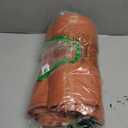 100% Blackout Shield Linen Blackout Curtains for Bedroom 96 Inches Long, Back Tab/Rod Pocket Living Room Drapes, Thermal Insulated Blackout Curtains 2 Panels Set, 50" W x 96" L, Burnt Orange