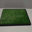Dog Grass Pet Loo Indoor/Outdoor Portable Potty, Dog Litter Box, Artificial Grass Patch Bathroom Mat and Washable Pee Pad for Puppy Training, Full System with Trays (Pet Training Tray, 20"x16")