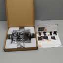 Black Acrylic Card Box with Slot & Lock, Gothic Wedding Card Boxes for Reception, Stylish Money Envelop Gift Cards Box for Party Wedding Engagement Bridal Shower Anniversary Table Decor