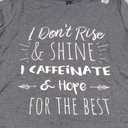 Funny Coffee Coffee Lover Saying Gift for Her Mom Wine T-Shirt Size 2XL