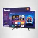 Roku 24-Inch Select Series Smart TV 2026-720p HD TV - RokuTVFlat Screen LED Television with Voice Remote, Wi-Fi & Bluetooth Headphone Mode - Streaming Live Local News Sports & Movies