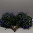 Artificial Boxwood Topiary Balls with Lavender  24" Set of 2 Faux Shrub Bushes, Evergreen Trees with Ground Spike & Garden Tools  UV Resistant Faux Plants for Outdoor Planters, Porch & Front Door