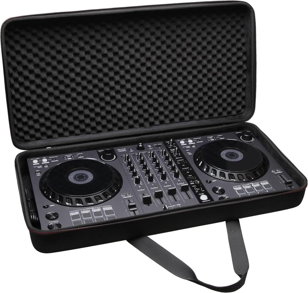 LTGEM EVA Hard Case Compatible with RANE ONE, Pioneer DJ DDJ-1000 or DDJ-FLX10 or DDJ-FLX6-GT, Hercules Inpulse T7 2 Deck Protective Carrying Storage Bag, Case Only! (28.714.95.8 inch)