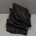 2 Packs Vinyl Card Tablecloth with Flannel Backing 34x34 inch - Waterproof Plastic Picnic Table Cover for Square Folding Table Cloth with Elastic Corners, Black