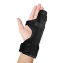 Pinky Ring Finger Splint, Boxer Fractures Finger Support for Right & Left Hand, Metacarpal Little Trigger Fingers Immobilizer Straightener Hand Brace for Arthritis, Tendonitis, Pain Relief