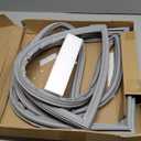 (GRAY) W10830162 Refrigerator Door Gasket (2 Pack),French Refrigerator Door Gasket Compatible with Whirlpool KitchenAid Fit Model WRF535SMBM00 Refrigerator Door Seal Part Replaces 12723206AP etc