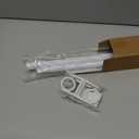 White Spring Tension Rod, Max 18 to 36 Inch Adjustable Tension Rods 24 to 36 inch, No-Drill Easy Installation Rust-Resistant Spring rod, Suitable for Closets Rod, Shoe Cabinets, White