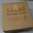 Bright Solar Lights Outdoor 6 Pack, Solar Pathway Lights Waterproof IP65, Auto On/Off Walkway Landscape Lighting, Long Lasting Outdoor Light for Walkway Landscape Path Yard Lawn Patio Decor (Warm White)