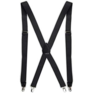 DOCKERS Men's Dockers Men's Solid Suspenders (Black)