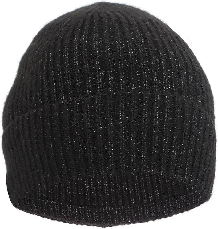 Heat Logic Women Winter Beanie Hat, Warm Stretchy Skull Cap, Soft Cozy Cap, Knit Beanie in Multiple Colors (Black)