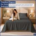 Cottingon RV Short King Sheets 72 x 75,Luxury Soft 100% Egyptian Cotton, 4 Pcs Camper Bedding Set to Fit Upto 15" Deep Custom RV Mattress, Dark Grey Solid