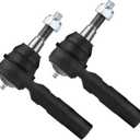 SCITOO 2pcs Suspension Kit Front Outer Tie Rod Ends New Complete fit 2002 2003 2004 2005 for Dodge Ram 1500 2500 3500 Pickup Rwd