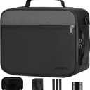 HOMEAL Large Smell Proof Stash Bag With Accessories, Containers With Lock, Box Kit, Storage and Travel Gift for Men/Women - Black XX-Large 264