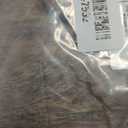 misaya Round Fitted Tablecloth with Elastic Edge, 100% Waterproof Oil Proof Plastic Table Cover, Vinyl Flannel Backed Tablecloth Fits 36"-44" Round Tables for Easter, Outdoor, Picnic, Oak Wooden Grain (Brown)