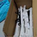 XIAQING Portable Dryer, 110V 1000W Electric Clothes Dryer Machine, Double Layer Stackable, Stainless Steel, Blue, 15kg Capacity, Front Load, Ideal for Apartments, RV, Families, Campers