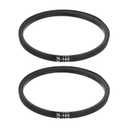 uxcell 2Pcs 3L160 Classic Wrapped Rubber V-Belt, 16"(406mm) Outside Circumference, 3L Profile V Belt 3/8" Width 7/32" Height