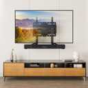 Mounting Dream Soundbar Mount Bracket for Mounting Above or Under TV Fits Most of Sound Bars Up to 15 Lbs, with Detachable Long Extension Plates MD5420