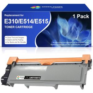 E310dw Black Toner Cartridge Replacement for Dell E310 E514 E515 P7RMX PVTHG 593-BBKD Toner Cartridge for E310dw E514dw E515dw E515dn Printer, (1 x Black)